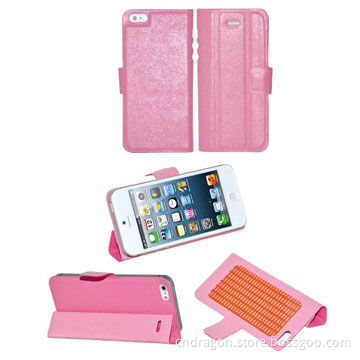 3-fold heat sealed cases with 3m sticker for iPhone 5, various colors are available